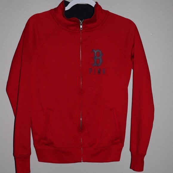 Pink Victorias Secret Boston Red Sox Jacket XS - Picture 1 of 4
